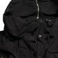 Elegant Long Peplum Jacket in Black