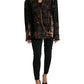 Multicolor Patchwork Double-Breasted Jacket