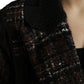Multicolor Patchwork Double-Breasted Jacket