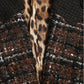 Multicolor Patchwork Double-Breasted Jacket