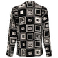 Elegant Silk Shirt with Crystal Buttons