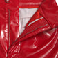 High Waist Red Skinny Pants - Sleek and Chic
