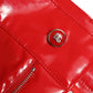 High Waist Red Skinny Pants - Sleek and Chic
