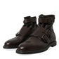 Elegant Mens Leather Ankle Boots