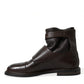 Elegant Mens Leather Ankle Boots