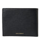 Elegant Black Leather Bifold Wallet