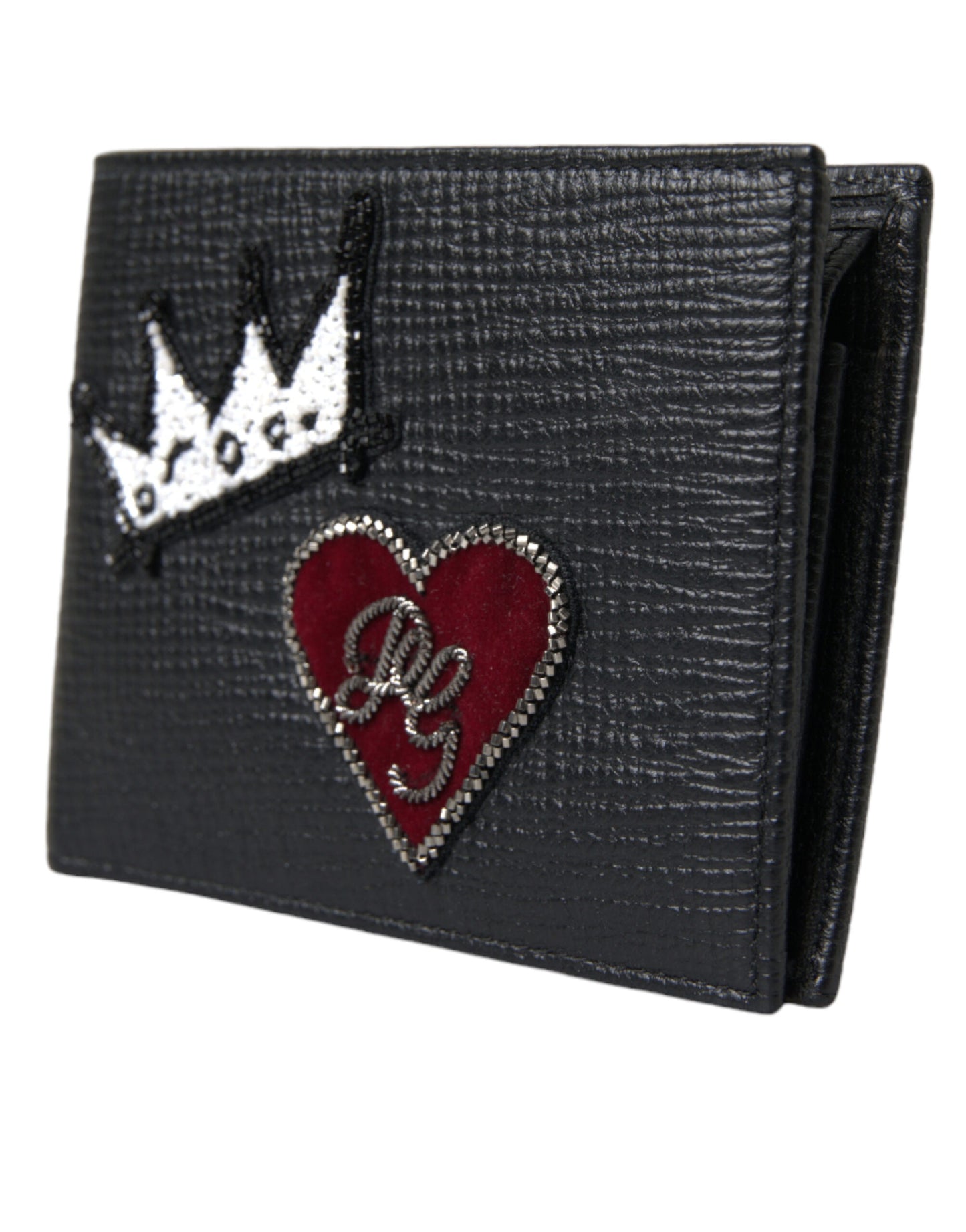 Elegant Black Leather Bifold Wallet