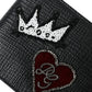 Elegant Black Leather Bifold Wallet