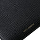 Elegant Black Leather Bifold Wallet