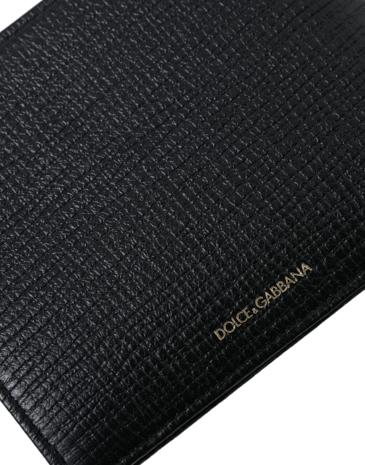 Elegant Black Leather Bifold Wallet