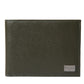Elegant Olive Green Leather Bifold Wallet