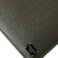 Elegant Olive Green Leather Bifold Wallet