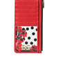 Elegant Floral Zippered Card Holder Wallet