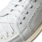 Elegant White Calfskin Oxford Sneakers