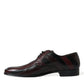 Elegant Striped Leather Dress Shoes