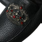 Dazzling Crystal-Embellished Loafers