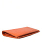 Chic Orange Crocodile Leather Wallet