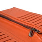 Chic Orange Crocodile Leather Wallet