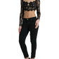 Elegant Lace Bustier Cropped Top