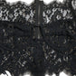 Elegant Lace Bustier Cropped Top