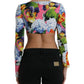 Floral Elegance Cropped Top
