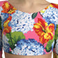 Floral Elegance Cropped Top