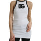Elegant Sleeveless Logo Tank Top