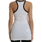 Elegant Sleeveless Logo Tank Top