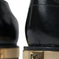 Elegant Tassel Leather Loafers - Black