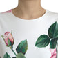 Elegant Floral A-Line Knee-Length Dress