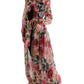 Floral Silk Chiffon Maxi Coat