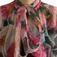 Floral Silk Chiffon Maxi Coat