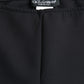 Elegant High Waist Black Leggings