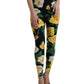 High Waist Floral Leggings - Elegant Comfort