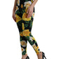 High Waist Floral Leggings - Elegant Comfort
