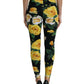 High Waist Floral Leggings - Elegant Comfort