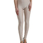 Chic Beige High Waist Leggings