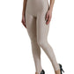 Chic Beige High Waist Leggings