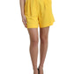 High Waist Bermuda Shorts in Sunshine Yellow