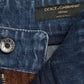 Elegant High-Waist Corduroy Cargo Jeans