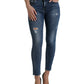 Chic Mid Waist Stretch Denim Jeans
