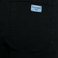Elegant Mid Waist Stretch Jeans in Black