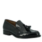 Elegant Black Calf Leather Loafers - Men's Classic Footwear
