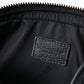 Elegant Black Leather Clutch with Bee Adornments