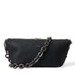 Elegant Black Leather Shoulder Bag