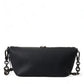 Elegant Black Leather Shoulder Bag