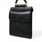 Elegant Black Leather Crossbody Bag