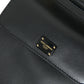 Elegant Black Leather Crossbody Bag