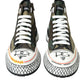 Camouflage Canvas High-Top Sneakers