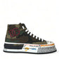 Camouflage Canvas High-Top Sneakers